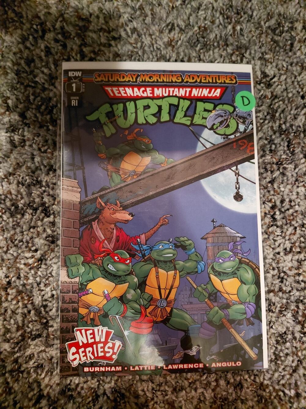 Teenage Mutant Ninja Turtles Saturday Morning Adventures IDW #1 Cvr D